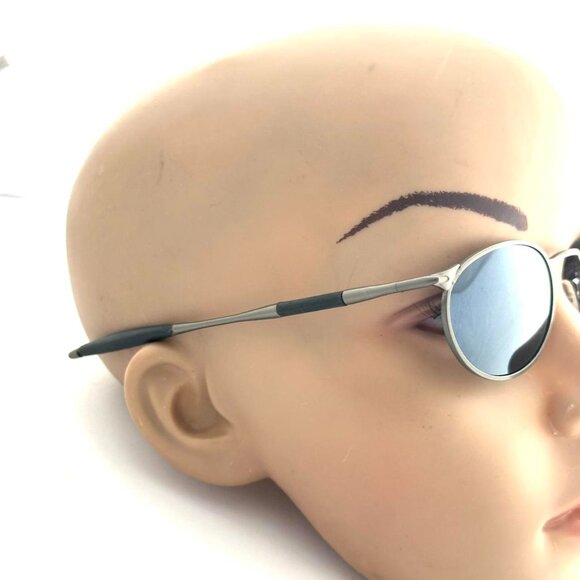 NWT Vintage dark silver round metal sunglasses size 50mm-20mm-135mm - Picture 5 of 8